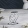 Valentine 3 candlestick for one candle, 10x10.7 cm, chrome