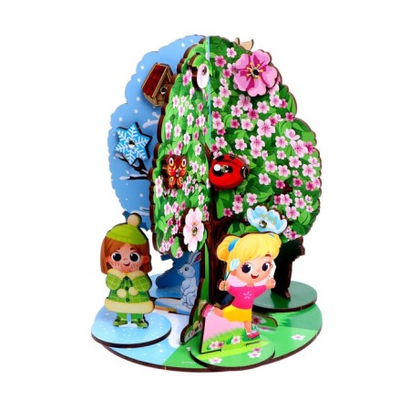 Board game "Magnetic apple tree"-5
