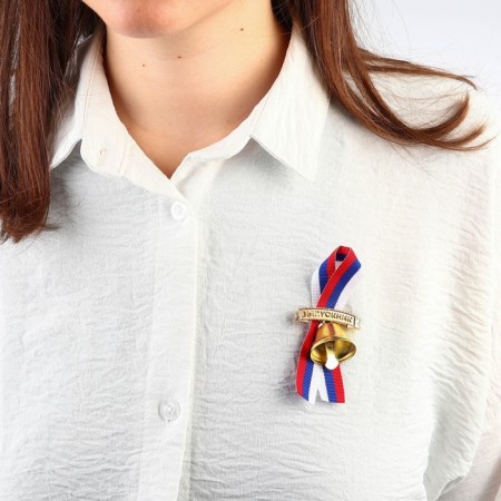 Bell for graduation "Graduate of the kindergarten", 2.6 cm, Smeshariki-1