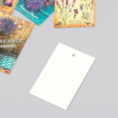 Lavender Cardboard Tipple set 10 pcs (5 types) 4x6 cm-3