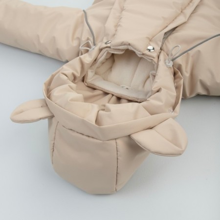 Combineson Children's Winter Open Kinderlitto "Lapland-2", height 86-92 cm, beige color-1
