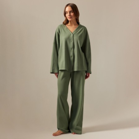 Home suit (shirt and trousers) SL Home p. M, olive-3