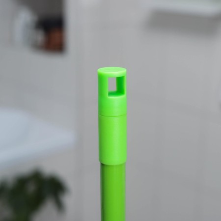 Mop for washing the floor is a flat share, a microfiber nozzle 38 × 8 cm, flexible edges, telescopic pen 80-120 cm-5