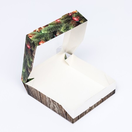 Folding box with the window "Lights", 15 x 15 x 4 cm-4