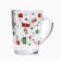 New Year. Glass mug "Gifts", 300 ml