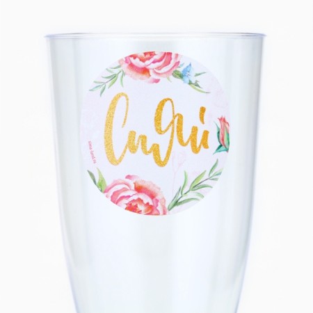 A set of plastic glasses for champagne "SHIAI", 150 ml-2