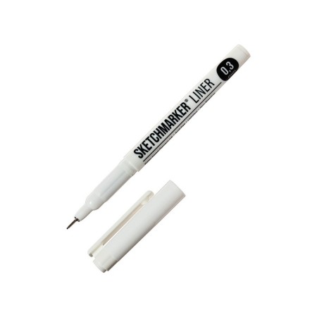Capillary pen for graphic work Sketchmarker, 0.3 mm, black-5