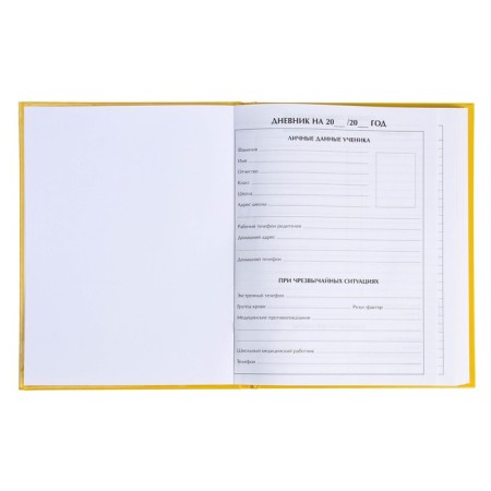 Diary for grades 5-11, Smile, a solid cover 7BC, glossy lamination, 48 sheets-3