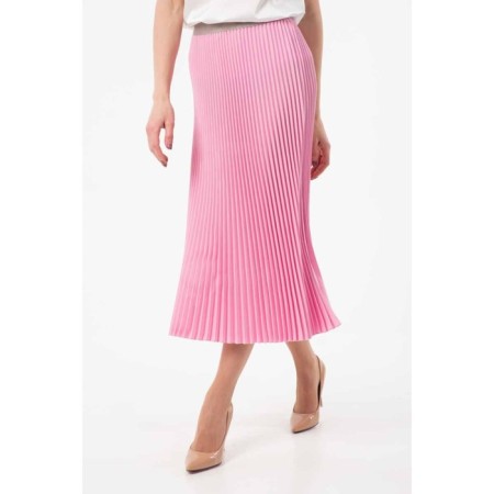 Female skirt, size 42, pink color-4