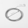 Ring for a keychain, flat, d = 30 mm, thickness 2 mm, silver color, price per 1 piece