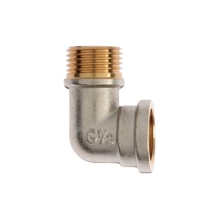 Otmo square, 1/2 ", internal/outer thread, nickel -plated brass-1