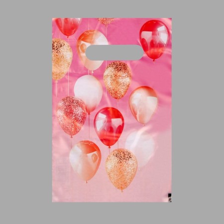 Package "Festive balls", polyethylene with a cut pen, 30 mk, 20 x 30 cm