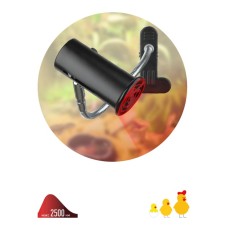 Lamp for reptiles on the clothespin for ultraviolet and infrared lamp ERA Fito-E27-Flex-Clip
