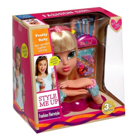 Maneken doll for creating Cassie hairstyles, with accessories-11