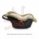 Car Seiger Siger "Daphni", group 0+, 0-13 kg, 0-1.5 years old, olive