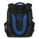 School backpack 38 x 30 x 16 cm, ergonomic back, Stavia "Space", black/blue