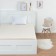 Helberry knitted sheet, size 120x200x25cm, color beige backup, 120g/m, 100% cotton