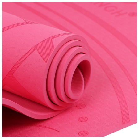 Joga mat, 183x61x0.6 cm, pink color-13