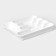 Little tray for cutlery, white color