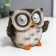 Souvenir Polystone Light "Filin -Malysh - Hello" from the solar battery 7.5x7x9.5 cm