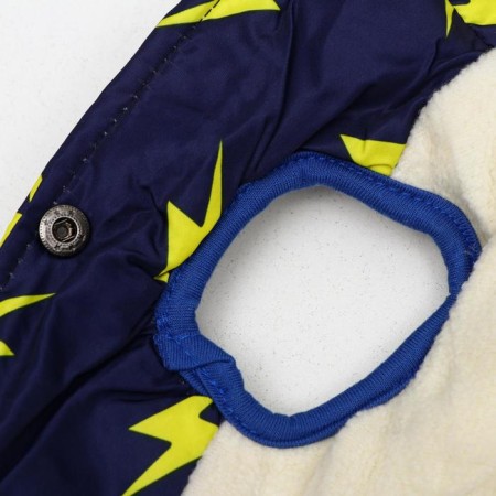 Dog jacket "Lightning", S (DS 20 cm, Osh 23 cm, OG 32 cm), dark blue-8
