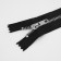 Metal zipper, No. 5, non -proceeding, automatic lock, 18 cm, black color/nickel