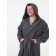Male robe with a hood, size 48-50, color gray