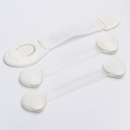 Set, 3 subjects: universal lock, 2 pcs., Label for retractable cabinets