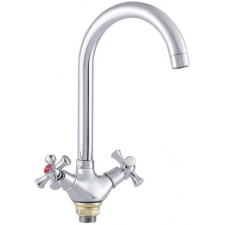 FAUZT FZS-202-07 kitchen mixer, two-wound, excess length 170 mm, chrome