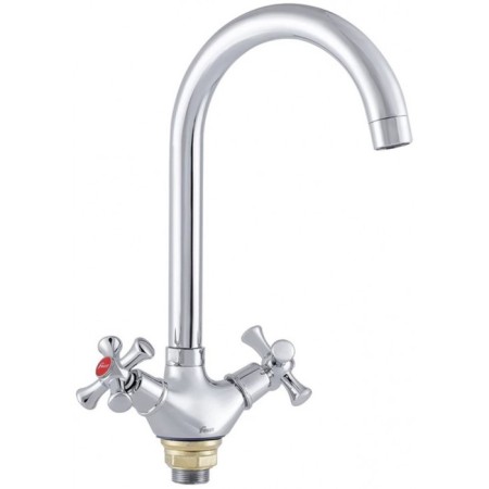 FAUZT FZS-202-07 kitchen mixer, two-wound, excess length 170 mm, chrome