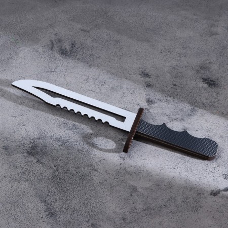 Wooden souvenir "Bayoner Knife", gray blade