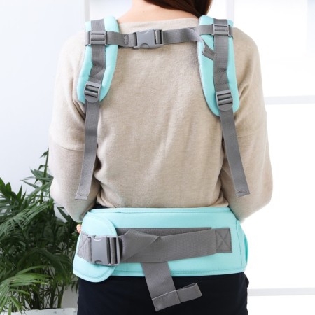 Backpack-Kenguru/hipvis "fish", turquoise color-3