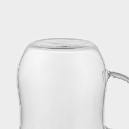 Glass mug for brewing with sieve "Sophie", 350 ml-5