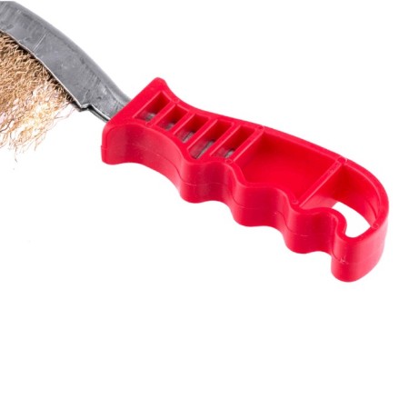 Metal brush Matrix 74839, curved, d = 0.3 mm, plastic handle-2