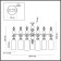 Bizet chandelier, 7x40W E14, color gold, IP20