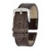 Watch strap, male, 24 mm, harness 80 mm, larynx 120 mm, natures. The skin, brown