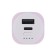 External battery Y213, 5000 mAh, USB, Type-C, 2 A, blue pink