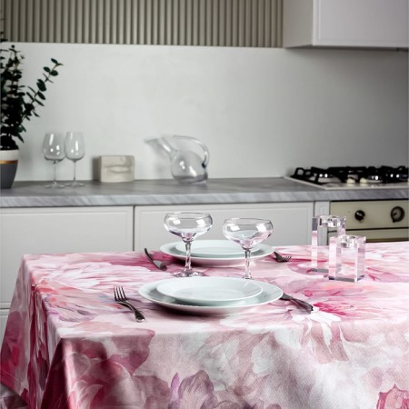 Steenova Home Kamilla tablecloth, size 160x250 cm, pink color-1