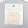 Beads for creativity plastic "Pearls" (set of 100 pcs) 0.6x0.6 cm