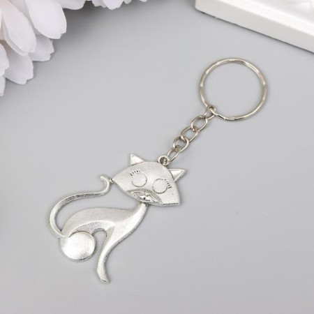 Breek Metal "cat" silver 4.3x3 cm-1