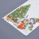 Gift "Postcard" 20 x 35 cm, colored metallized pattern