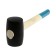 Kiyanka tundra, wooden handle, black rubber, 225 g