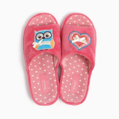 Women's slippers, pink color, size 37-1