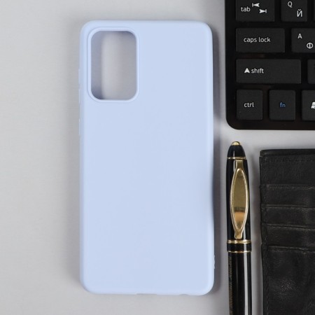 Pero cover for Samsung A72, silicone, blue