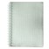 Note book A6, 80 sheets on the crest of Metallic, boumvinyl cover, silver