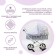 Universal mosquito mosquito for a baby stroller 100x140 cm, white color
