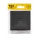 Socket with USB-A + usb-C connectors, 2.1 A, 5V, TOT MATTE GLASS, hidden, glass, black