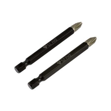 Bits Ritter Diamond PS20112075, PH2 x 70 mm, magnetic, diamond coating, steel S2, 2 pcs.-1