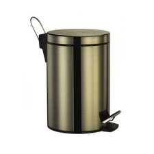 Garbage bucket Wasser Kraft, 5 l, the color of light bronze, with a microlyft