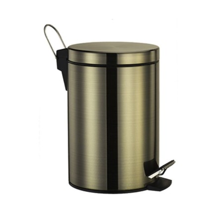 Garbage bucket Wasser Kraft, 5 l, the color of light bronze, with a microlyft
